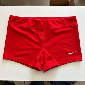 Women's Nike Performance Game Volleyball Shorts (Red)